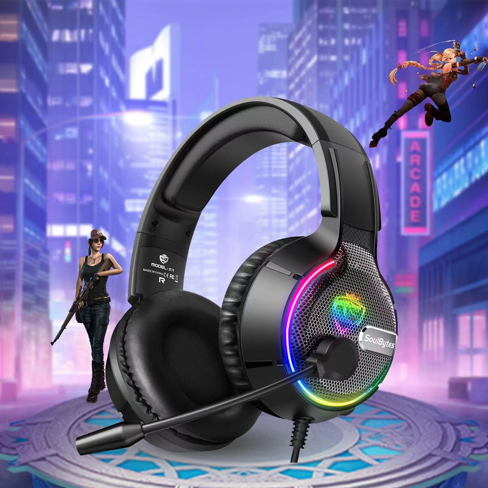 Soulbytes S19 RGB Pro Gaming Headset