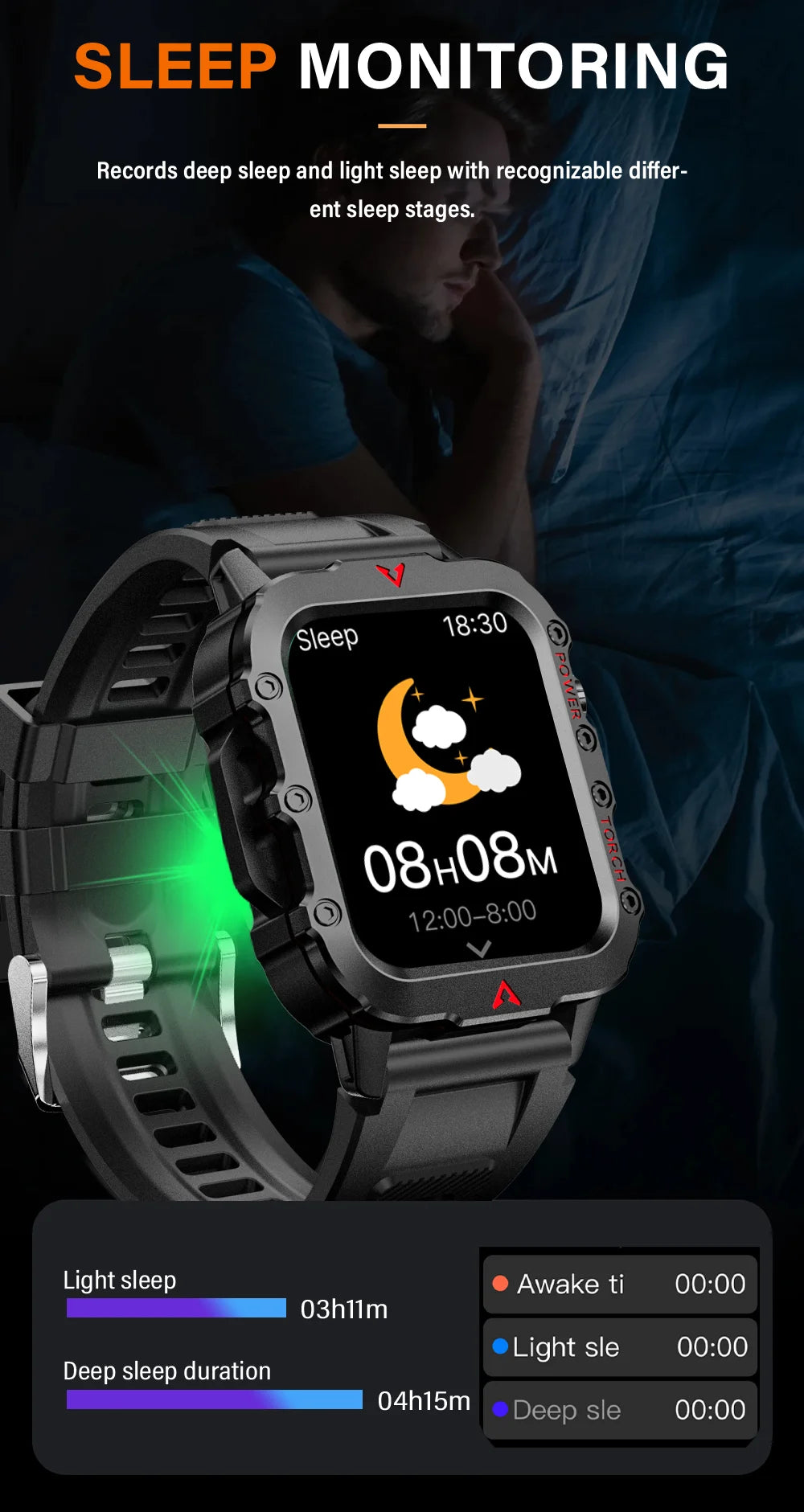 LAXASFIT Smart Watch (Comparible to Apple)
