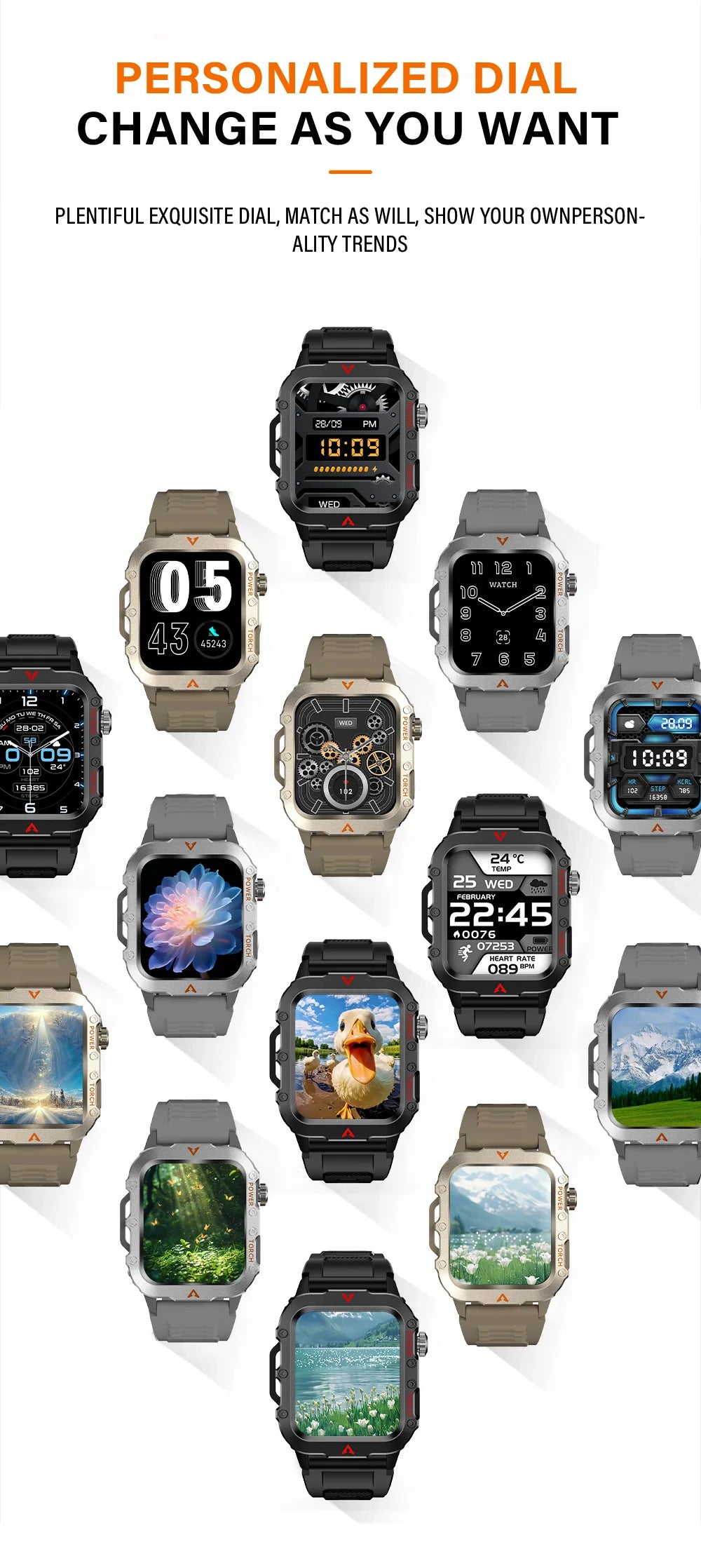 LAXASFIT Smart Watch (Comparible to Apple)
