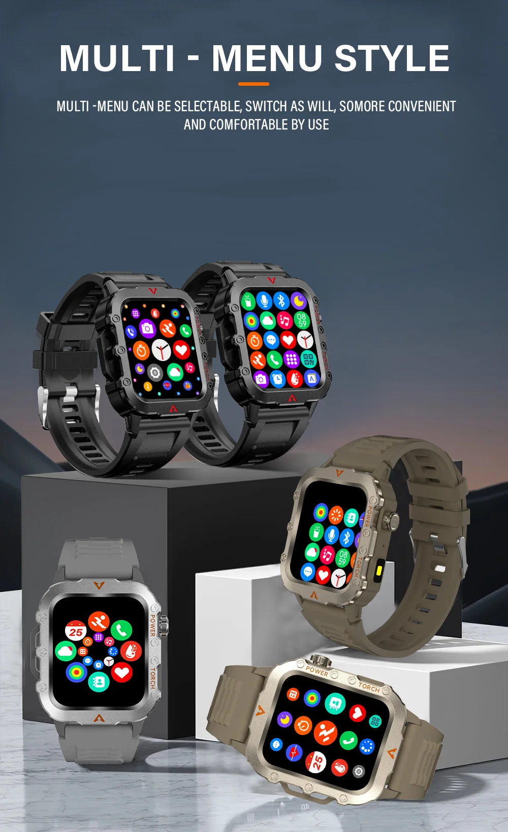 LAXASFIT Smart Watch (Comparible to Apple)