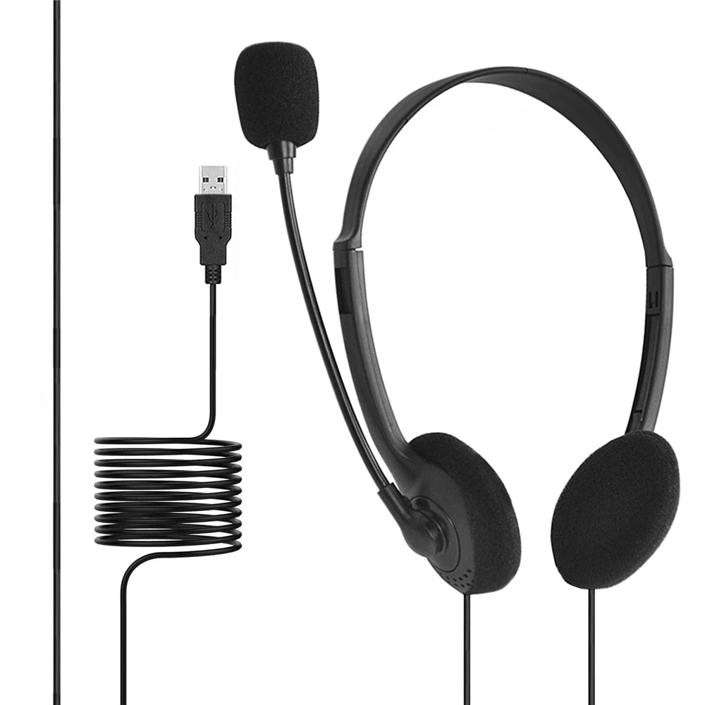 ClearCall Lightweight Office Headset (Noise Reduction)