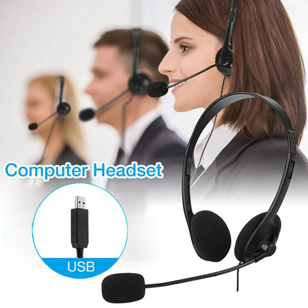 ClearCall Lightweight Office Headset (Noise Reduction)