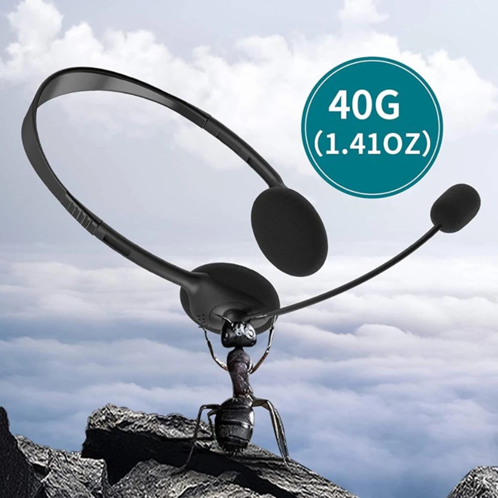 ClearCall Lightweight Office Headset (Noise Reduction)