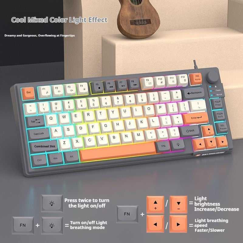 Wireless-Style Mechanical Keyboard